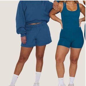 Set Active Scuba Blue Sweatshorts Small